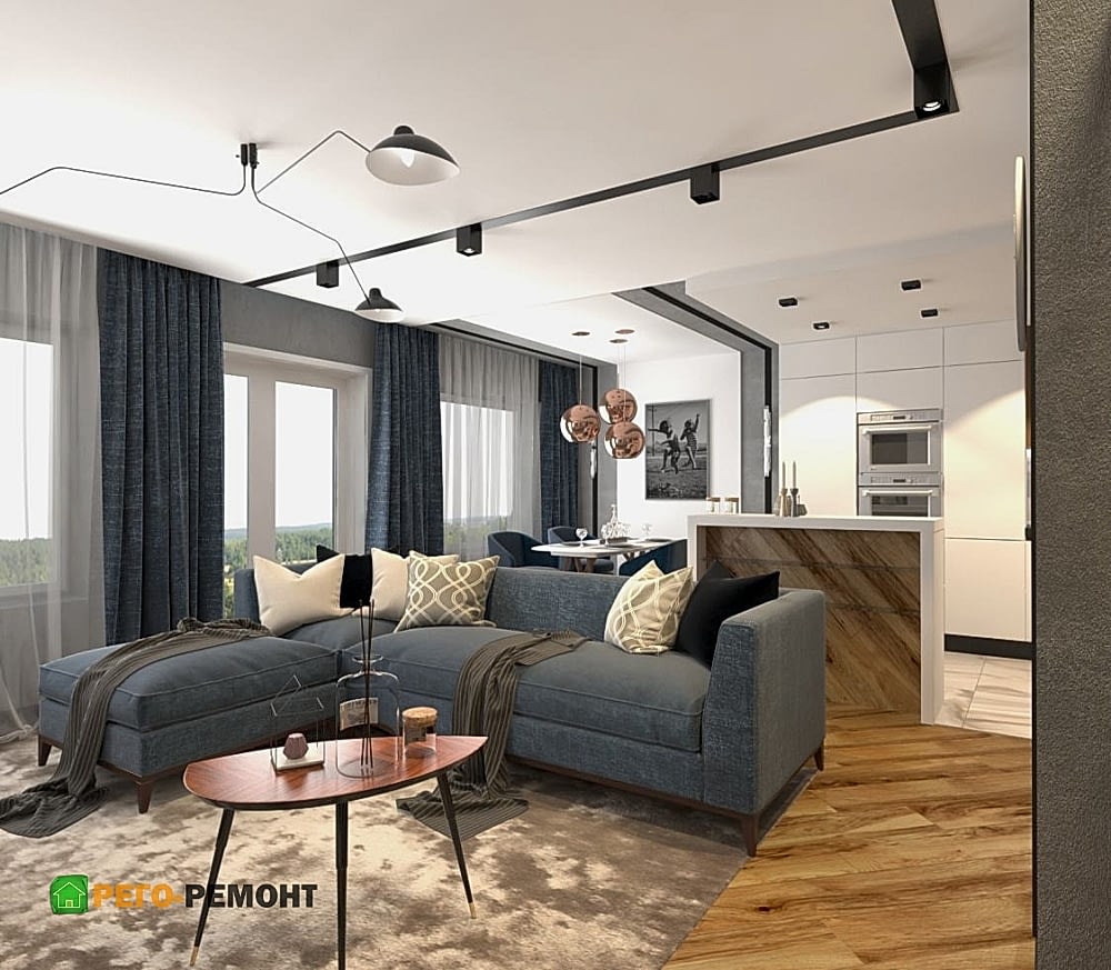 Дизайн интерьера квартир в Алматые на дону и области | Лучшая цена ✔ РЕГО-РЕМОНТ-61 | . Картинка 9